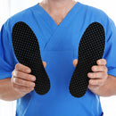 Sintege 3 Pairs Breathable Shoe Insoles Inserts for Women Men,Black — 3