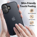 Yriklso for iPhone 16 Case, Shockproof for iPhone 16 Phone Case, Military Grade Drop Protection, Protective Hard Back Slim Cover, Black — 4