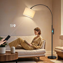 Ambimall 70" Dimmable Arc Floor Lamp with Remote, Color Temp Adjustable — 6