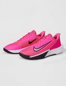 Nike Unisex Adult Precision 7 Basketball Shoes - Pink Blast/Black/White — 6