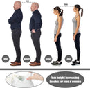 Yuanchu 2 Pairs 0.4 Inch Silicone Heel Lifts for Women Shock Absorption — 2