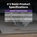 Alumilite Alumi-UV 4 Oz, Light Cured Resin for Fishing Lure & Ring Making — 4