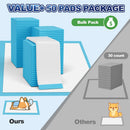 Puppy Pads 50 Pack, 34"x28" Extra Large Dog Pee Pads Thicker Disposable Dog…