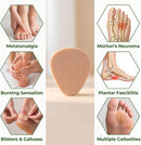 72 Pack Metatarsal Foot Pads Ball of Foot Cushions, Adhesive Soft Felt Forefoot Support Pads (0.25 Inch Thick) for Women & Men, Pain Relief for Metatarsalgia, Morton's Neuroma 5