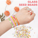 Redtwo 4mm Seed Beads for Bracelets, 24 Colors 3400Pcs Bracelet Making Kit — 5