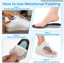 2 Pairs Metatarsal Pads, Soft Ball-of-Foot Cushions for Comfort 6