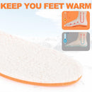 Riemot Lamb's Wool Insoles - Fall and Winter Warm Shoe Inserts for Sneakers, Work Shoes, Hiking Boots - Breathable, Comfortable, Replaceable Soles for Women/Men - White US9 — 4