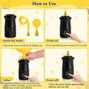 IDAODAN Electric Balloon Pump, Portable Electric Balloon Blower Machine Inflator Air Pump for Party Decorations | Black — 4