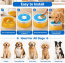 KILIN Slow Feeder Dog Licking Bowl with Rolling Ball,4 Non-Slip Pads,8fl oz — 8