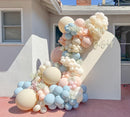 Zesliwy Gender Reveal Balloons Garland Kit, Dusty Pink Blue Sand White | Dusty Blue Pink — 7