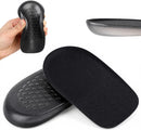 1/2 Inch Heel Lifts, Gel Heel Raisers for Leg Length Discrepancies Black Foot Height Increase Insoles Soft Shoe Lifts for Women Men Uneven Legs Comfort Half Foot Insoles for Heels Pain, 1 Pair — 1