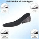 Height Increase Insoles, 3-Layer Height Boosters for Men Women (5.5 CM) - Black — 7