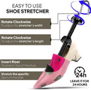 HOUNDSBAY Shoe Stretcher | 2-Way | Classic | Pink — 3