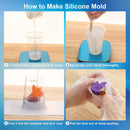 CHANGTIKEJI Silicone Mold Making Kit,64OZ Super Elastic Liquid Silicone for Mold Maker, Fast Cure Translucent… — 4