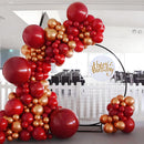 Awenztech 122pcs Dark Red Latex Balloons in 18 12 10 5 inches — 6