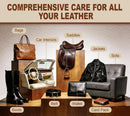 Leather Boot Care Kit, Mink Oil & Saddle Soap for Leather Cleaning & Leather Boots, 6-in-1 Leather Shoe Care Kit | White — 6