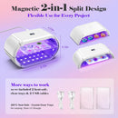 UV Light for Resin,48W 48 LEDs,Double-Sided,360°Surround,Dual 365-405nm — 5