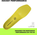 Superfeet Hockey Performance Insoles - Carbon Fiber Inserts for Hockey Skates - Professional Grade - Blaze Yellow — 2