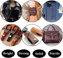 Bronze Chicago Screws Leather Kit, 90 Sets, 6 Sizes (M5 X 4-12) | M5*4.5.6.8.10.12mm — 2
