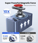 VICSEED Tesla Phone Mount【Strongest Magnet Power】Foldable Hidden Tesla Phone Holder Fit for All Phone, Tesla Model 3 Model Y for MagSafe Car Mount, Tesla Model 3 Accessories, Tesla Model Y Accessories | Deep Blue photo 4
