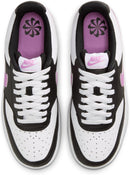 Nike Women's Court Vision Low Next Nature Shoes - Black/Light Magenta/White — 3