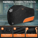ROWYEET Motorcycle Cover Waterproof Outdoor Storage All Season Protection