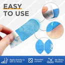OK TAPE Blister Prevention Tape, 40 Pcs, Moleskin for Blisters, Shoes | Blue — 3