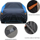 GUNHYI Car Cover for Automobiles All Weather Waterproof, Universal Fit Sedan Chevrolet Corvette, Ford Fusion, Kia Stinger, Nissan Maxima, Buick Regal, Subaru Legacy, Honda Accord etc. — 4