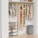 MAX Houser 10-Shelf Hanging Shoe Shelf Organizer for Closet Beige — 2