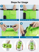 HEETA Dry Bag Waterproof Backpack with Phone Case 5L | Lemon Green — 5