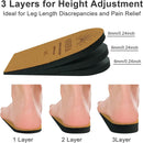 SIIHEA Adjustable Heel Lifts for Shoes, 1/4'' Height Increase Insoles for Achilles Tendonitis, Heel Pain, Leg Length Discrepancy, Plantar Fasciitis, Shoe Lifts (Large (1 Pair), Brown) — 2