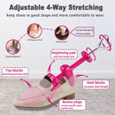 Fabulas Shoe Stretcher Women, 4-Way Adjustable Shoe Expander Widener Plastic Shoes Tree Shape for Wide Feet — 3