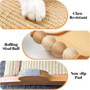 CHEERPALS Sisal Cat Scratcher Bed with Balls Wooden Cat Furniture(Large) — 6
