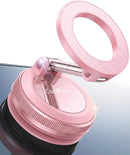 Coolpow【Newest Vacuum Magnetic Phone Holder for Car Phone Holder Mount【Movable Vacuum Suction】Magsafe Car Mount Cell Phone Holders for Your Car Accessories for Women Men for iPhone 17 16-Carbon Fiber | Light Pink photo 1