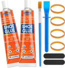 Shoe Glue Soles Repair| 180 ML Heavy Duty Clear Shoe Sole Repair Glue, Waterproof, High-Strength Adhesive, Dries in 24 Hrs| Strong Glue Shoe for Soles, Heels & Repair on Boots, Leather, Rubber, Canvas — 1