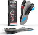 Welnove All Purpose Sports Insoles,Jump Higer & Run Faster & Stabilize Better Athletic Insoles for Running, Basketball Soccer Volleyball Shock Absorption & Energy Return Performance Insoles-M - Gray — 1
