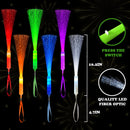Glow in Dark Party Favors Supplies for Kids,12PCS Light Up Fiber Optic Wand — 3