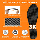 Carbon Fiber Insoles, 1 Pair Rigid Insole Insert for Pain Relief Recovery of Arthritic Toe Turf Toe, Hallux rigidus, morton's Toe, Rigid Shoe Insert for Sports, Hiking, Basketball — 6