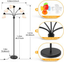 LED Floor Lamp, Medusa Adjustable Multi Head Modern Tall Standing Light — 6