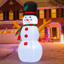 GOOSH 5 FT Christmas Snowman Inflatable Decoration Blow Up Snowman Outdoor Christmas Yard Decoration with Branch Hand Blow Up Holiday Indoor Outdoor Party Garden Yard Decoration — 2