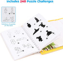 Vanmor Travel Tangram Puzzle, 3 Sets of Magnetic Tangram with 240 Solution — 3