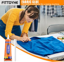 FITTDYHE Fabric Glue Permanent, 60 ML Washable Clear Clothing Glue, Super Fabric Glue for Rhinestones, Patches,… — 7