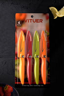 VITUER Paring knife, 4PCS Paring knives (4 Knives and 4 Knife cover), 4 Inch Peeling Fruit and Vegetable Knife,… — 7