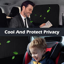 XCBYT Magnetic Car Side Window Shades, 100% Blackout Privacy Curtains — 7