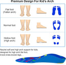 Kids Orthotics Toddler High Arch Support Over-Pronation Soft Inserts — 4