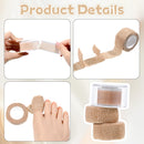3 PCS Toenail Bandages Women Men for Big Toe Protector, Broken Little Toe Blister Covers Nail Bandages Set, Gel Patch Prevents Friction Cushions for Heels Runners Ingrown Toenail Treatment — 4