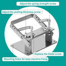Leather Splitter Set, Leather Skiver Tools, Strap Cutter Skiving Machine | Silver-type B — 3