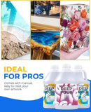 INCLY Deep Pour Epoxy Resin, 1.5 Gallon Resin Epoxy Kit for 2-4'' Depths — 6