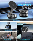 for MagSafe Car Mount Charger, 15W Fast Charging Magnetic Wireless Car Charger, Vacuum Magnetic Phone Holder [120LBS Ultra Suction Cup & 3000gf Magnet ] 780° Dashboard Car Bracket for iPhone & Android photo 5