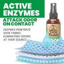 Uncle Todd's Shoe Deodorizer Spray - Proven & Powerful Enzyme Formula Spray for Shoe Odor Elimination in All Footwear (Mountain Fresh) — 6